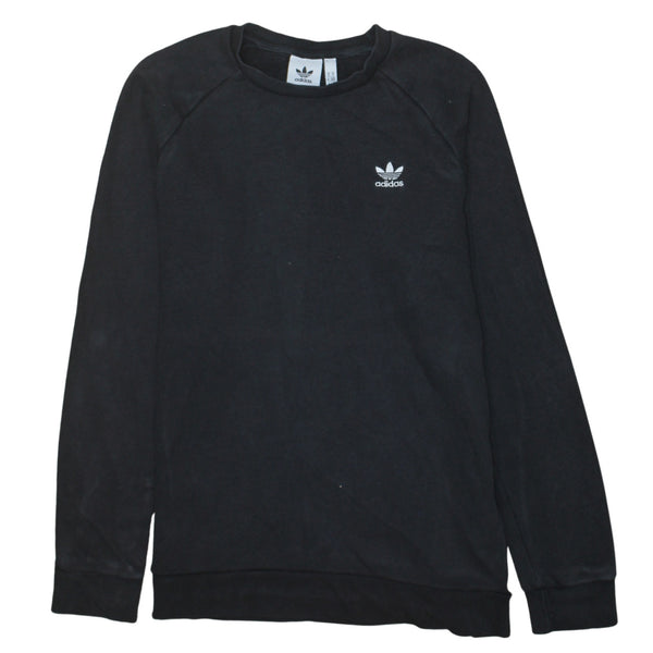 Adidas 90's Lightweight Crew Neck Sweatshirt Medium Black
