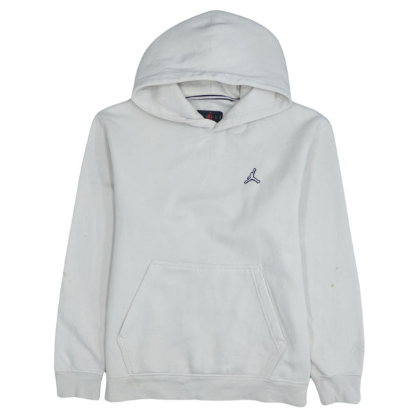 Jordan 90's Drawstring Pockets Pullover Hoodie Medium Beige Cream