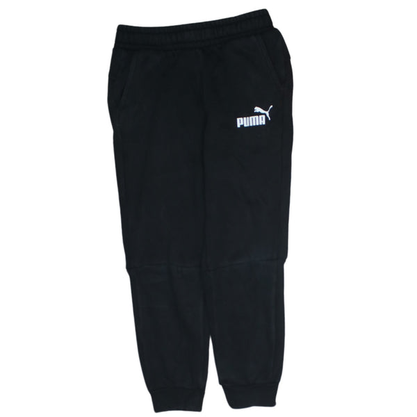 Puma 90's Rib Cuff Casual Joggers / Sweatpants Medium Black