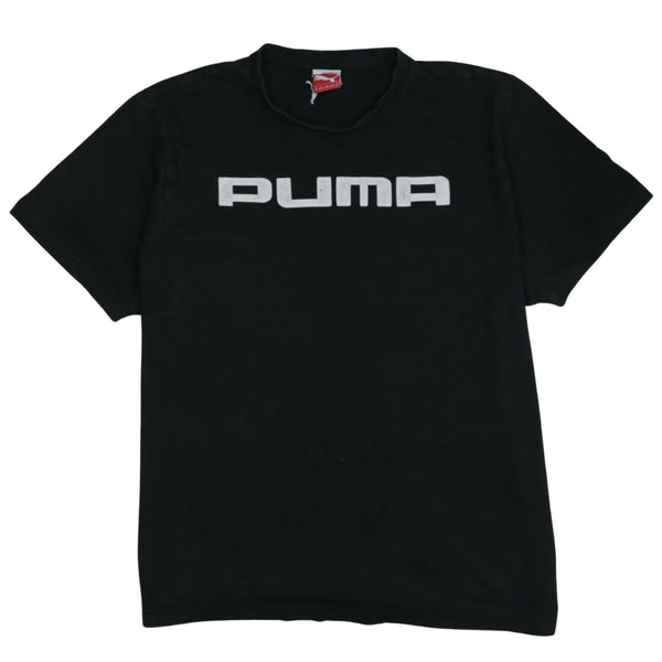 Puma 90s Vintage Crew Neck Black T-Shirt XLarge Men's