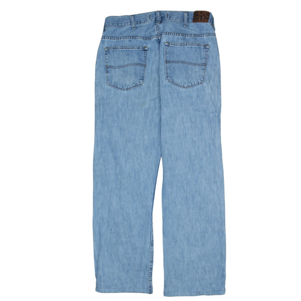 Lee 90's Lightwash Straight Leg Baggy Jeans / Pants 34 Blue