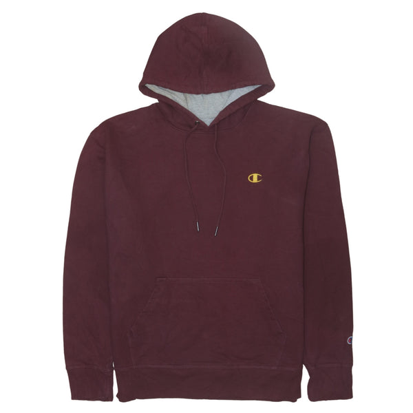 Champion Vintage 90's Burgundy Red Pullover Hoodie Men's Large