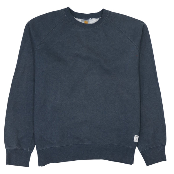Carhartt Vintage 90's Crew Neck Men's Sweatshirt Large Navy Blue