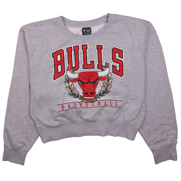 NBA 90's Bulls Crew Neck Sweatshirt XLarge Grey