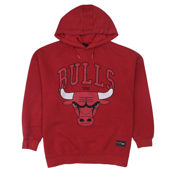 NBA 90's Chicago Bulls Pullover Hoodie Small Red