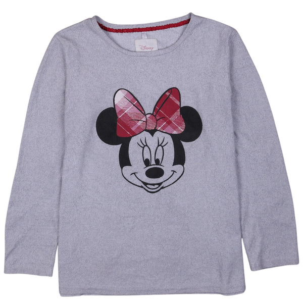 Vintage 90's Disney Mickey Mouse Grey Sweatshirt, Small Size - Women's