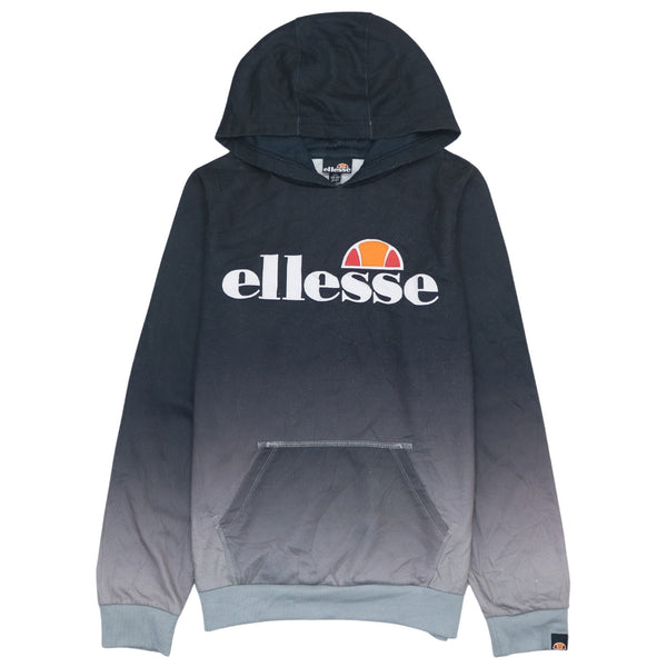 Ellesse Vintage 90's Black Spellout Pullover Hoodie Women's Large
