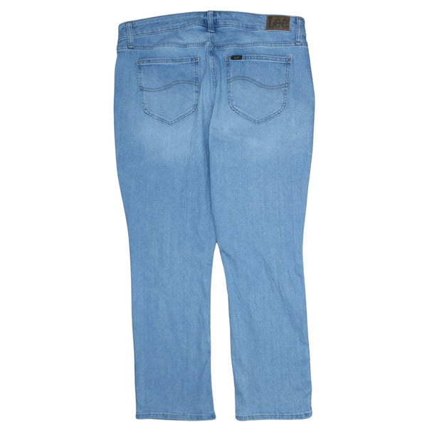 Lee 90's Lightwash Straight Leg Baggy Trousers / Pants 38 Blue