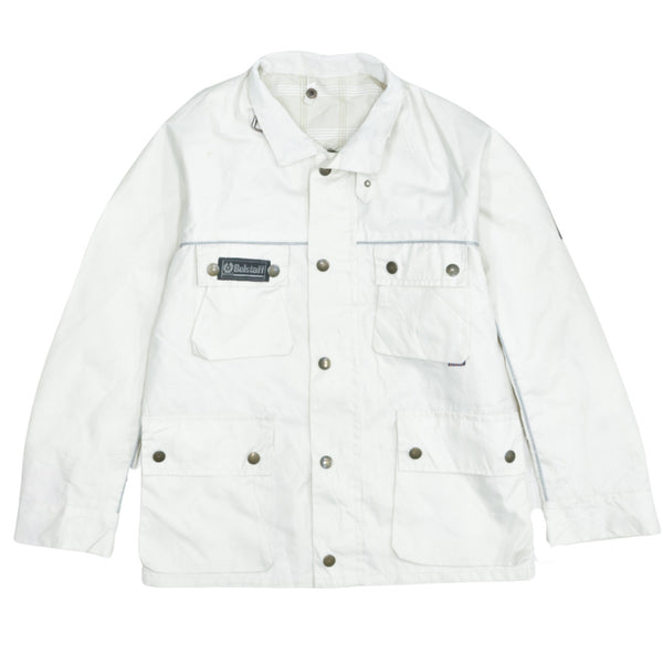 Belstaff 90s Vintage Lightweight Cream Windbreaker Small Jacket