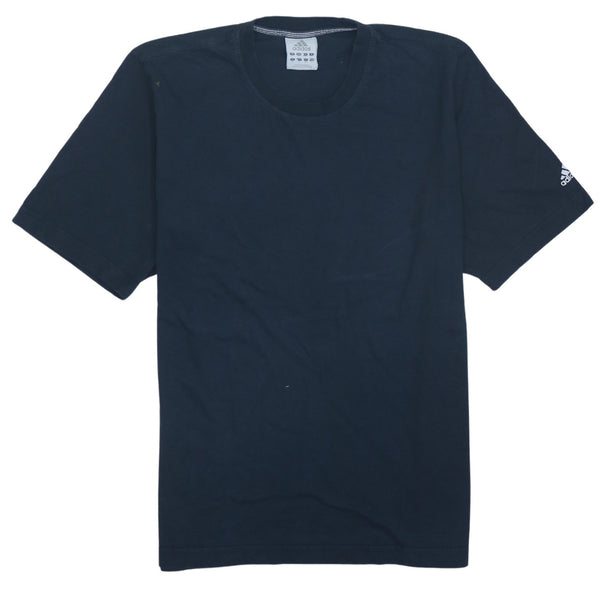 Adidas Vintage 90's Black Crew Neck T-Shirt Large