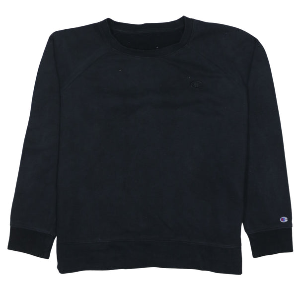Champion 90's Lightweight Crew Neck Sweatshirt Large  Black