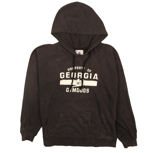 Vintage Black Champion 90s Georgia Property Hoodie XLarge Rare Find
