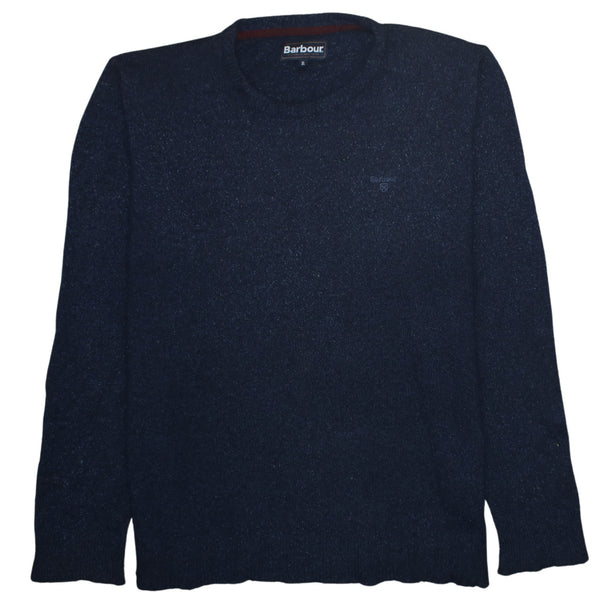Barbour 90's Lightweight Crew Neck Sweatshirt XLarge Navy Blue