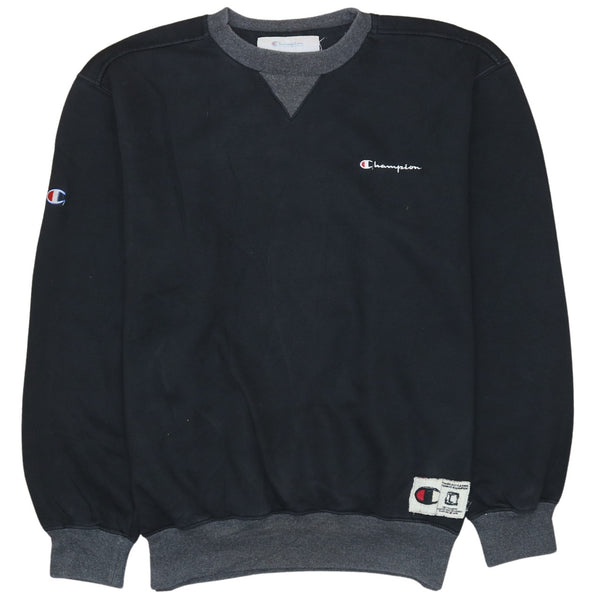 Champion 90's Vintage Heavyweight Crew Neck Sweatshirt Black Large