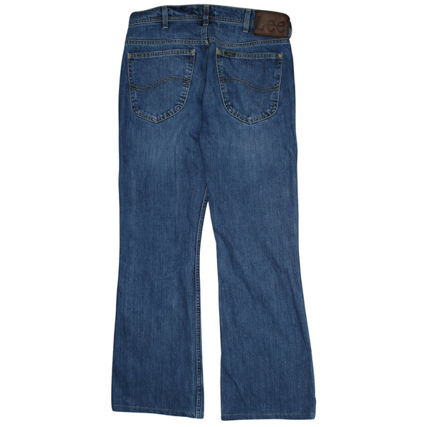 Lee 90's Lightwash Straight Leg Baggy Jeans / Pants 33 Blue