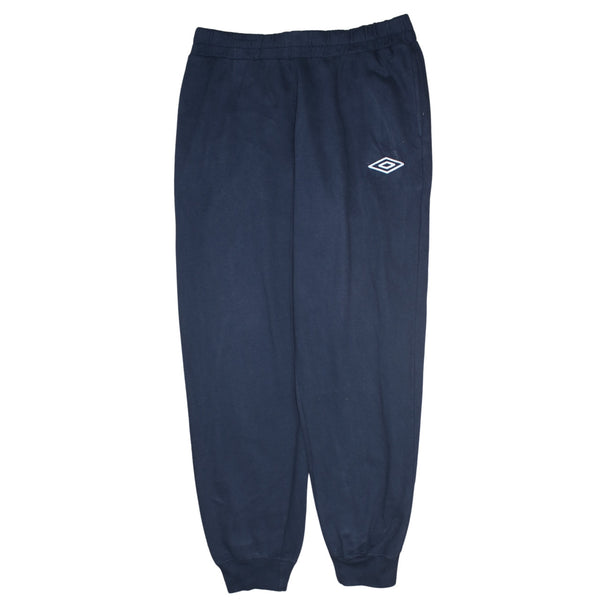 Umbro 90's Rib Cuff Casual Joggers / Sweatpants XLarge Navy Blue