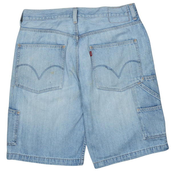 Levi's 90's Lightwash Baggy Chino Shorts 32 Blue