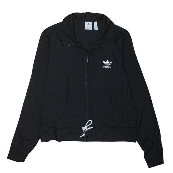 Adidas 90's Lightweight Full Zip Up Sweatshirt Small  Black
