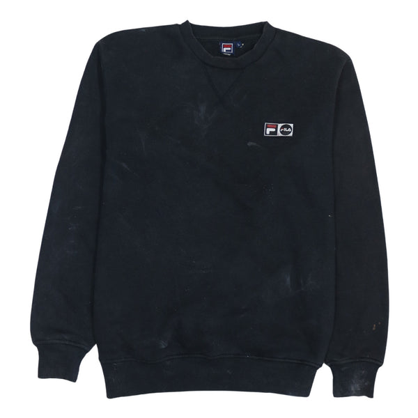 Fila 90's Lightweight Crew Neck Sweatshirt Large Black