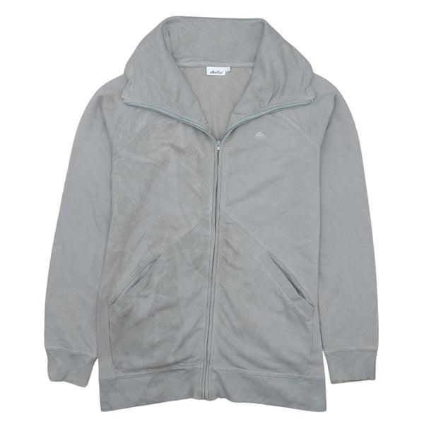 Ellesse Vintage 90's Grey Heavyweight Full Zip Sweatshirt Men's Large