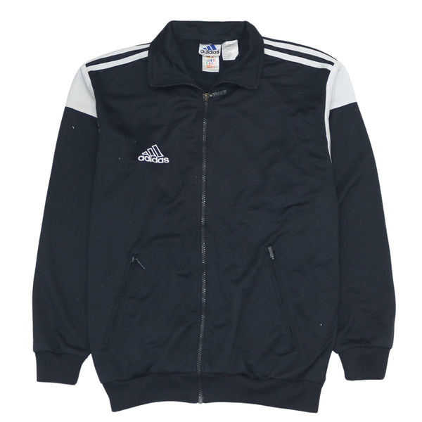Adidas Vintage 90's Black Full Zip Sweatshirt Women's XL Heavyweight