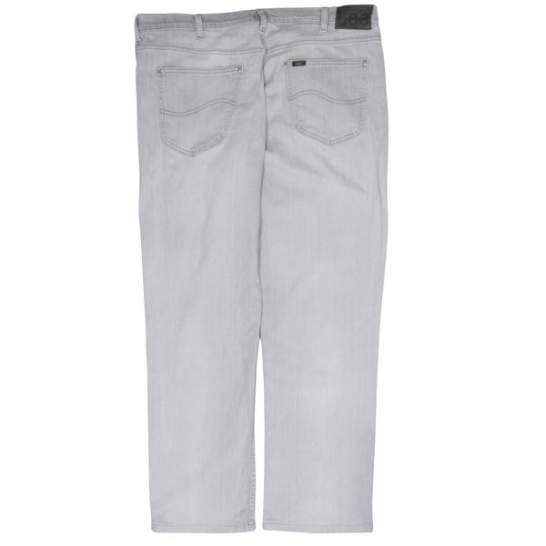 Lee 90's Lightwash Straight Leg Baggy Trousers / Pants 40 Grey