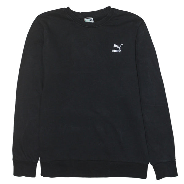 Puma 90's Lightweight Crew Neck Sweatshirt Large Black