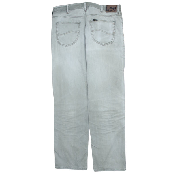Lee 90's Lightwash Straight Leg Baggy Jeans / Pants 40 Grey