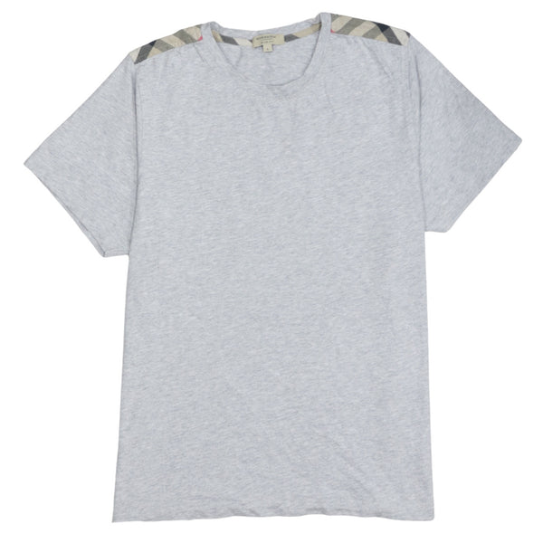 Burberry 90's Short Sleeves Crew Neck T Shirt Large Grey