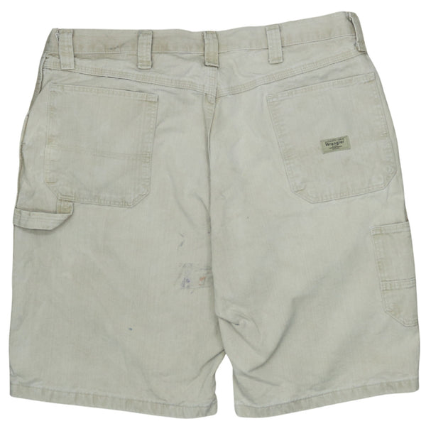 Wrangler 90's Baggy Chino Shorts 38 Beige Cream
