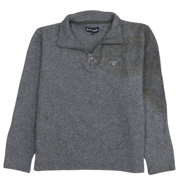 Barbour 90's Lightweight Quarter Zip Sweatshirt XXLarge (2XL) Grey