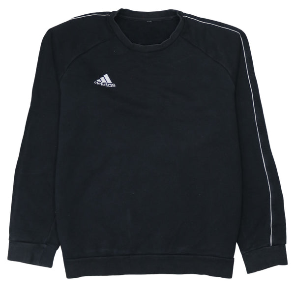 Adidas 90's Lightweight Crew Neck Sweatshirt Medium  Black