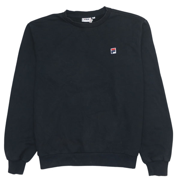 Fila 90's Heavyweight Crew Neck Sweatshirt Small Black