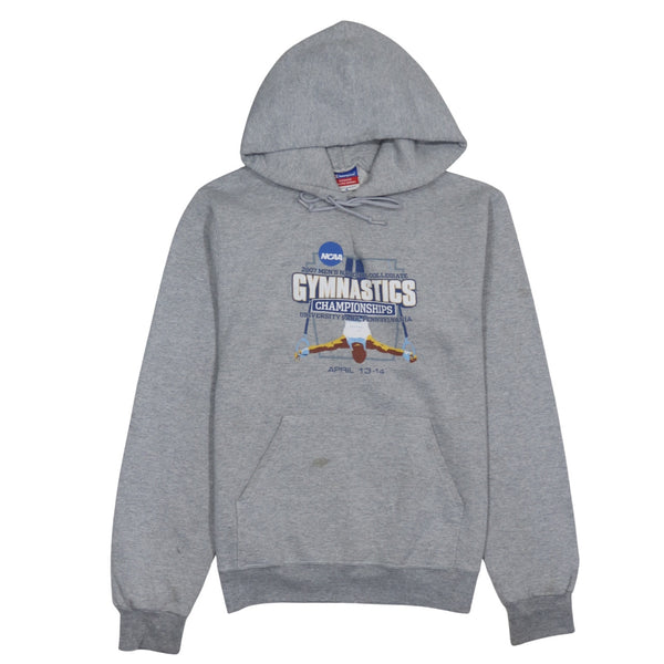 Champion 90's Gymnastics Pullover Hoodie Small Grey