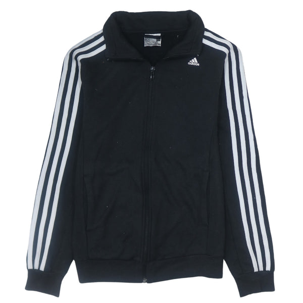 Adidas Vintage 90's Black Striped Zip Up Sweatshirt XSmall Women