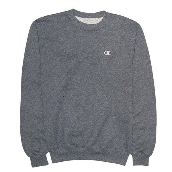 Champion 90's Heavyweight Grey Crew Neck Sweatshirt, Men's Small