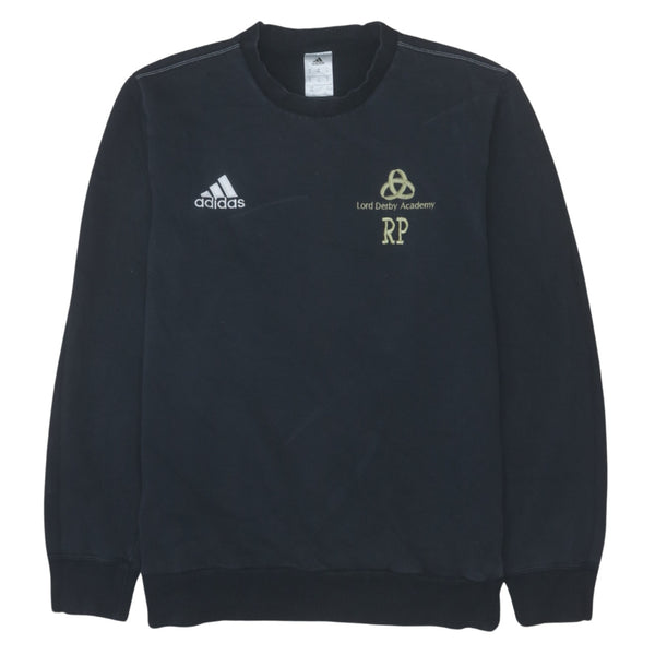Adidas 90's Heavyweight Crew Neck Sweatshirt Medium Black