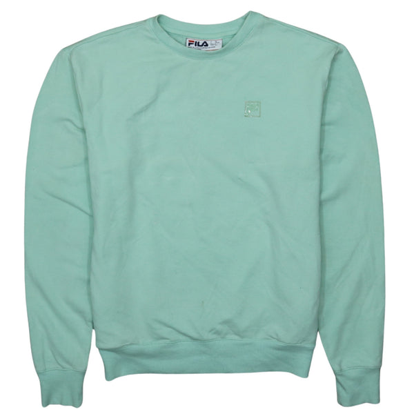 Fila 90's Lightweight Crew Neck Sweatshirt Small Green