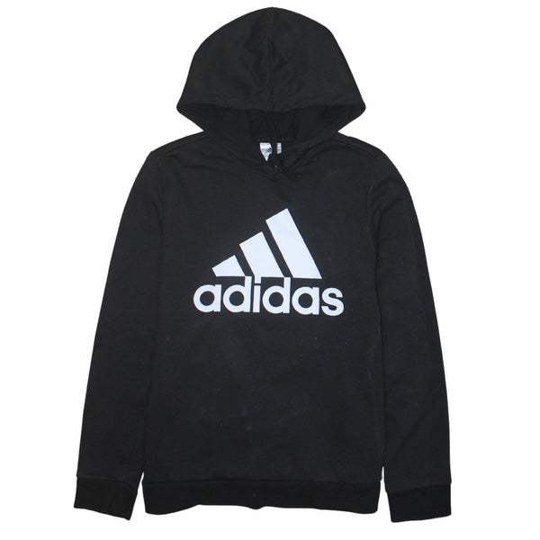 Adidas 90's Spellout Pullover Hoodie Medium Black