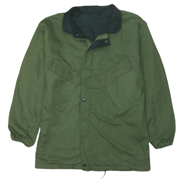 Men's Vintage 90's Active Green Lightweight Windbreaker, Large Zip Up