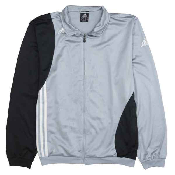 Adidas 90's Lightweight Full Zip Up Sweatshirt Large Black