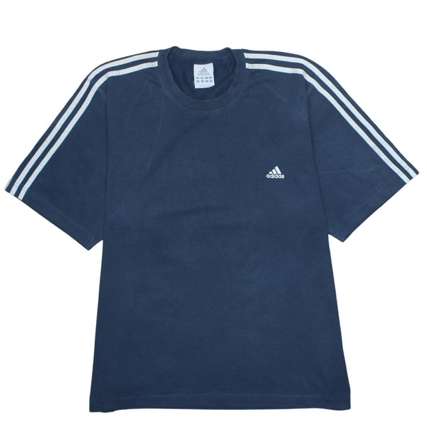 Adidas 90's Men's XXLarge Navy Blue Crew Neck T-Shirt