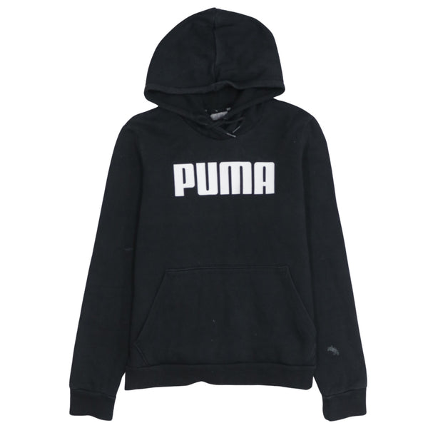 Puma 90's Spellout Pullover Hoodie Medium Black