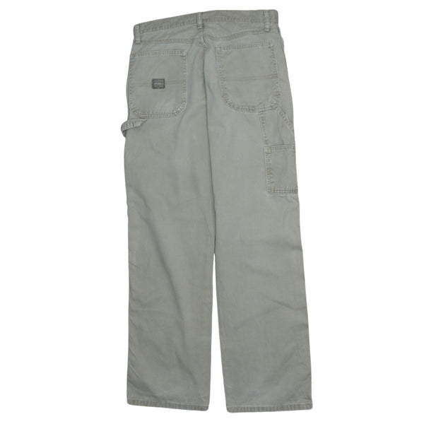 Wrangler 90's Straight Leg Baggy Trousers / Pants 32 Beige Cream