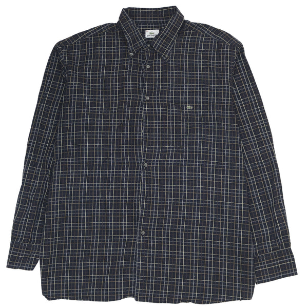Lacoste 90's Long Sleeve Button Up Shirt XXLarge  Black