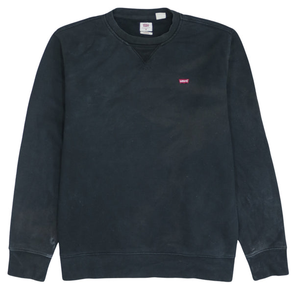 Levi's 90's Lightweight Crew Neck Sweatshirt Medium Black