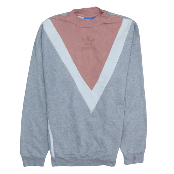 Adidas 90s Vintage Women's Large Grey Sweatshirt Heavyweight Style