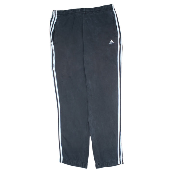 Adidas Vintage 90's Men's Black Cotton Tracksuit Joggers Size 34
