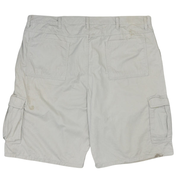 Wrangler 90's Baggy Chino Shorts 34 Beige Cream