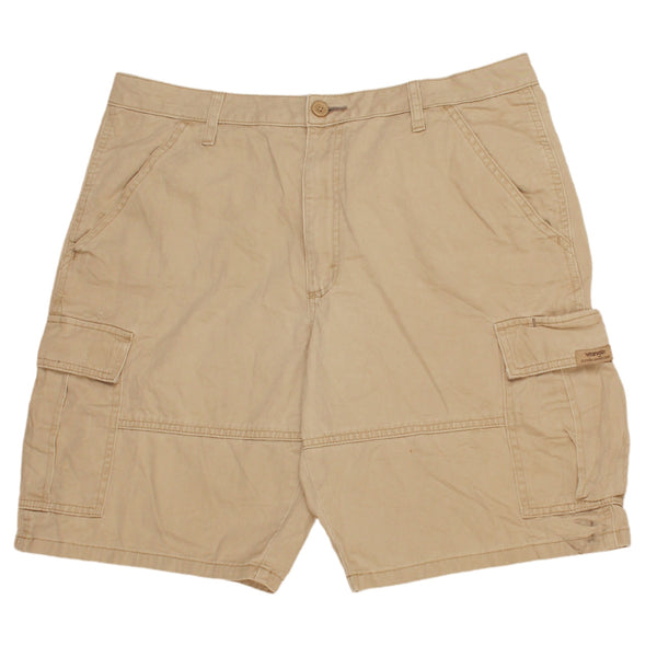 Wrangler Men's 90's Vintage Cargo Shorts, Tan Brown, Size 34 Inch